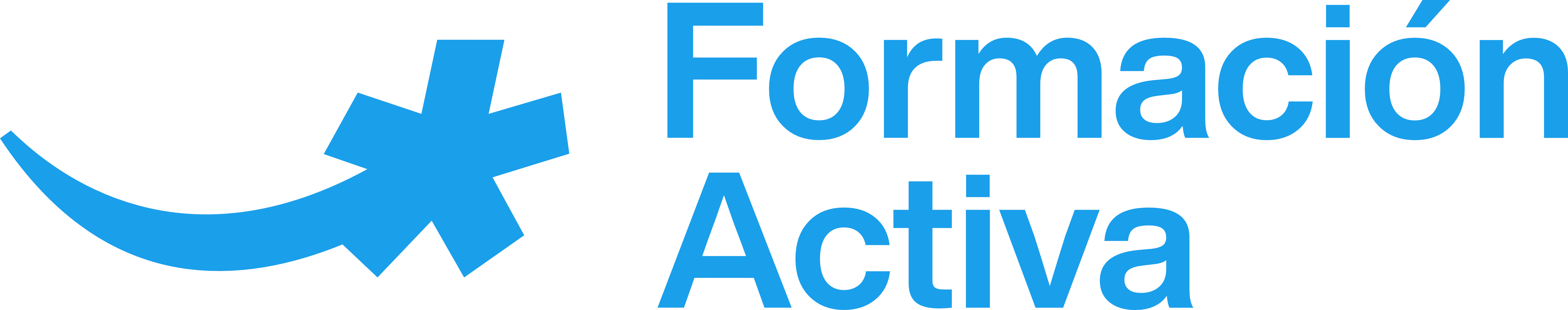 logo negro de formación activa profesional