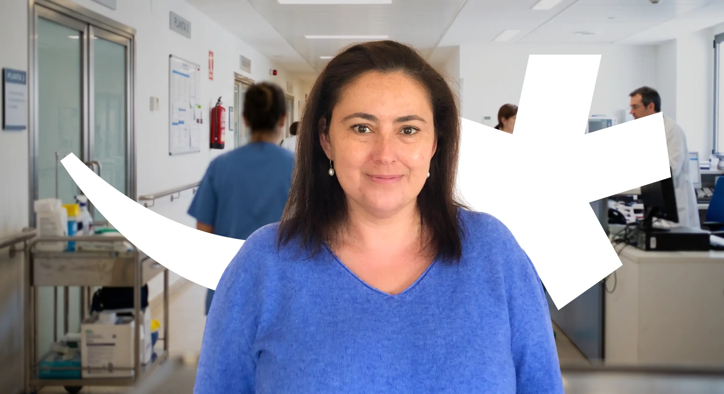 Ana Escamilla, tutora del curso de Auxiliar de Enfermería