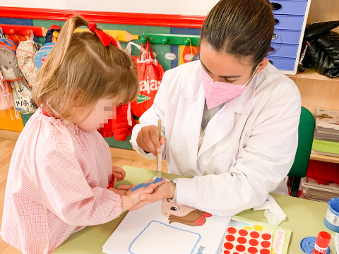 Estudiante del curso Técnico en Educación Infantil